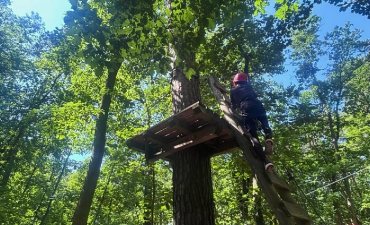Abenteuer im Kletterwald
