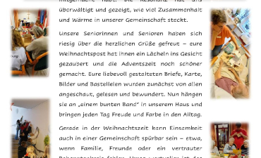 Weihnachtspost-Challenge des Seniorenzentrums Elisabeth Bergfelde_1